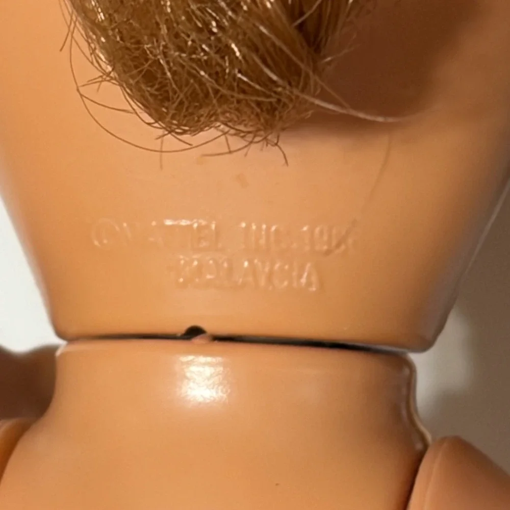 Vintage 1985 Mattel Barbie Doll Red Hair Repainted Face Body Nude